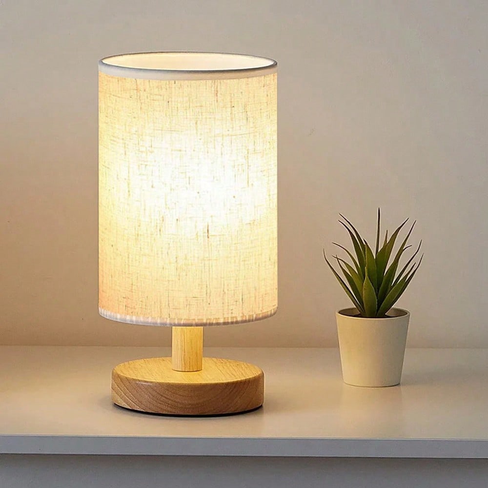 Lighting Christmas Decor - Moderne, Scandinavische tafellamp van hout en