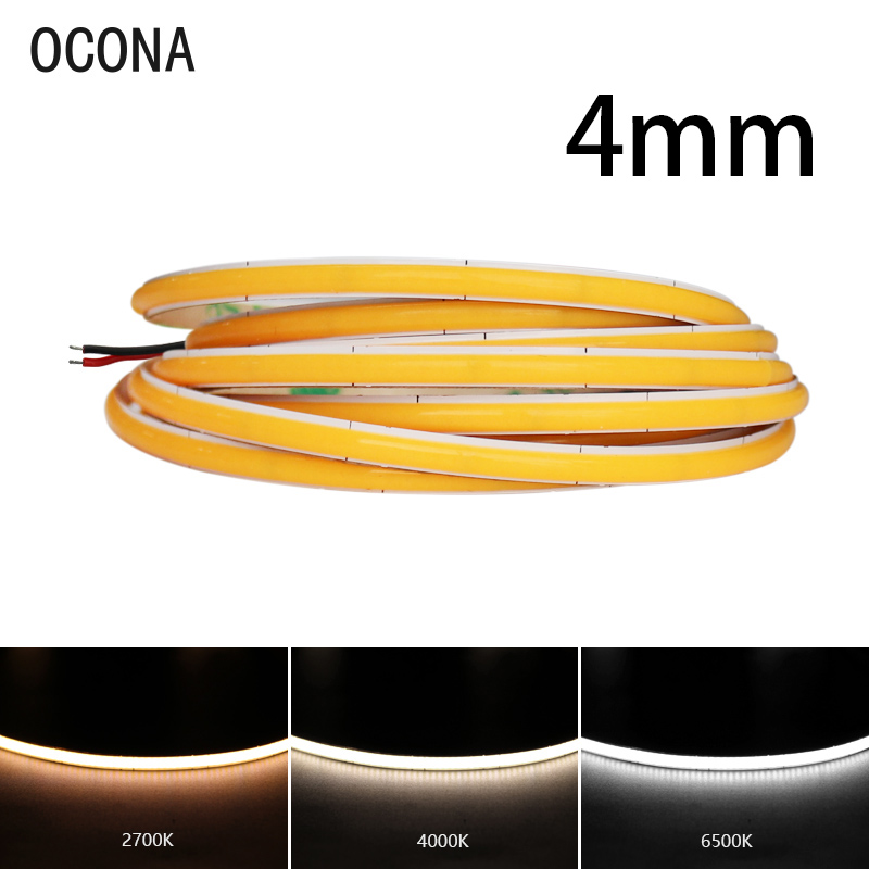 Lighting Mcqueen Bedroom Decor - 4mm Smalle COB LED Strip Verlichting