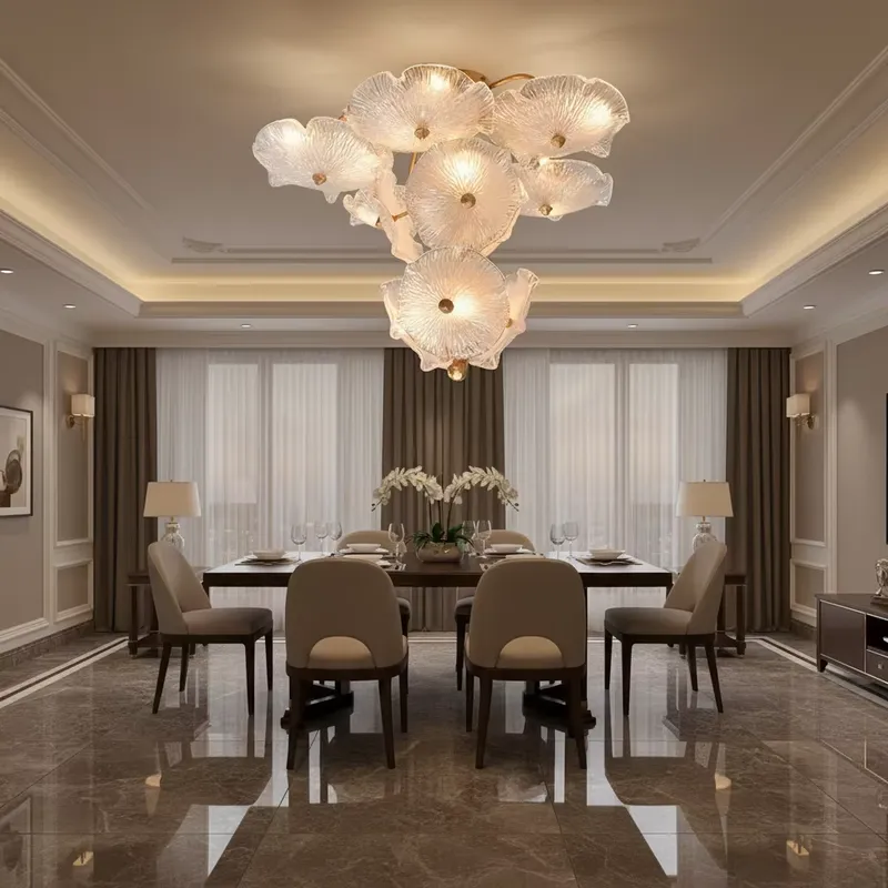 Decor Timeless Lighting - Moderne, luxe, handgemaakte koperen lamp met