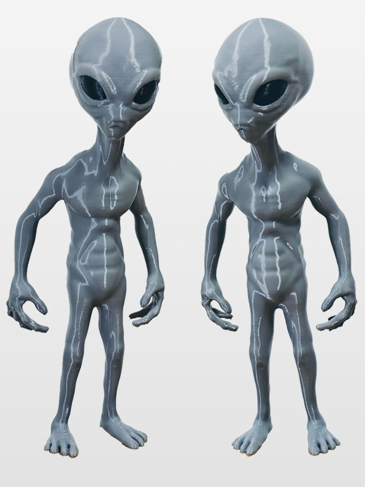 Lighting Mcqueen Bedroom Decor - 2025 Nieuwe Roswell UFO Grijs Alien