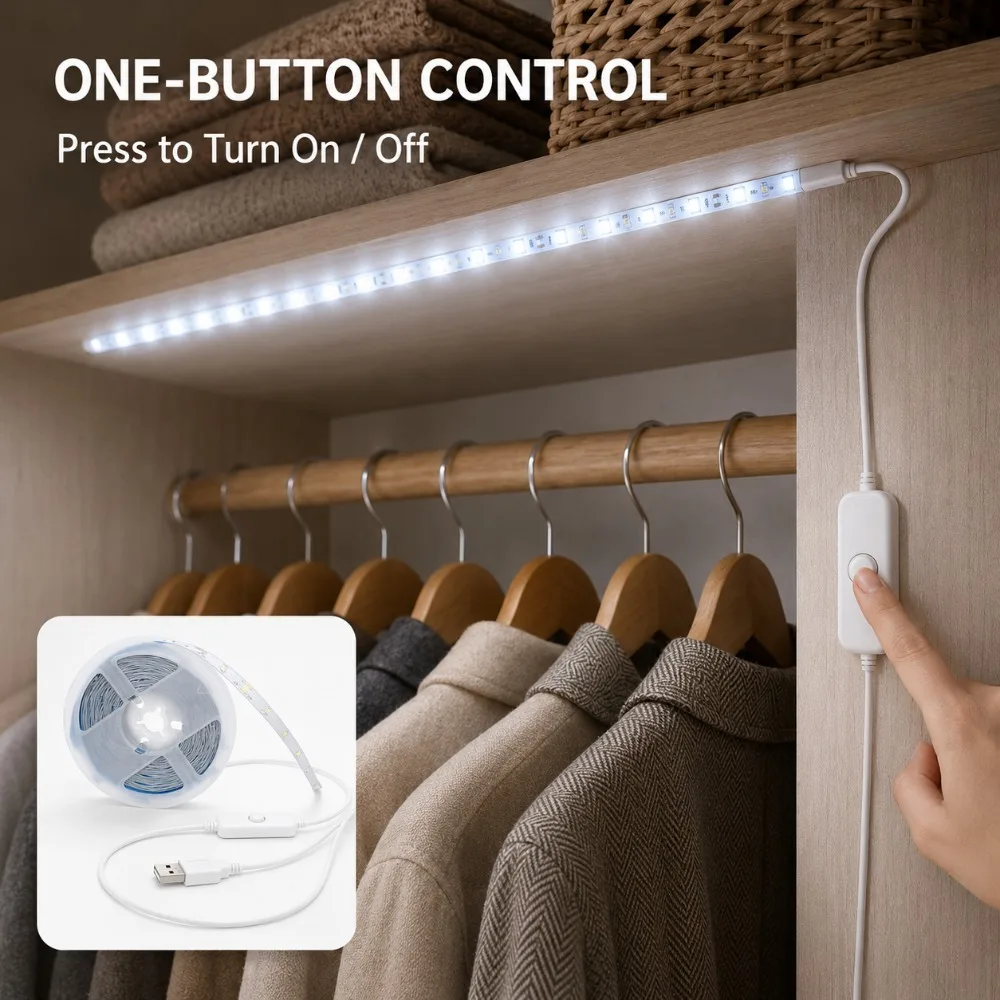 LED-stripverlichting met USB-b - Lighting Decoration Ideas recensie en prijs