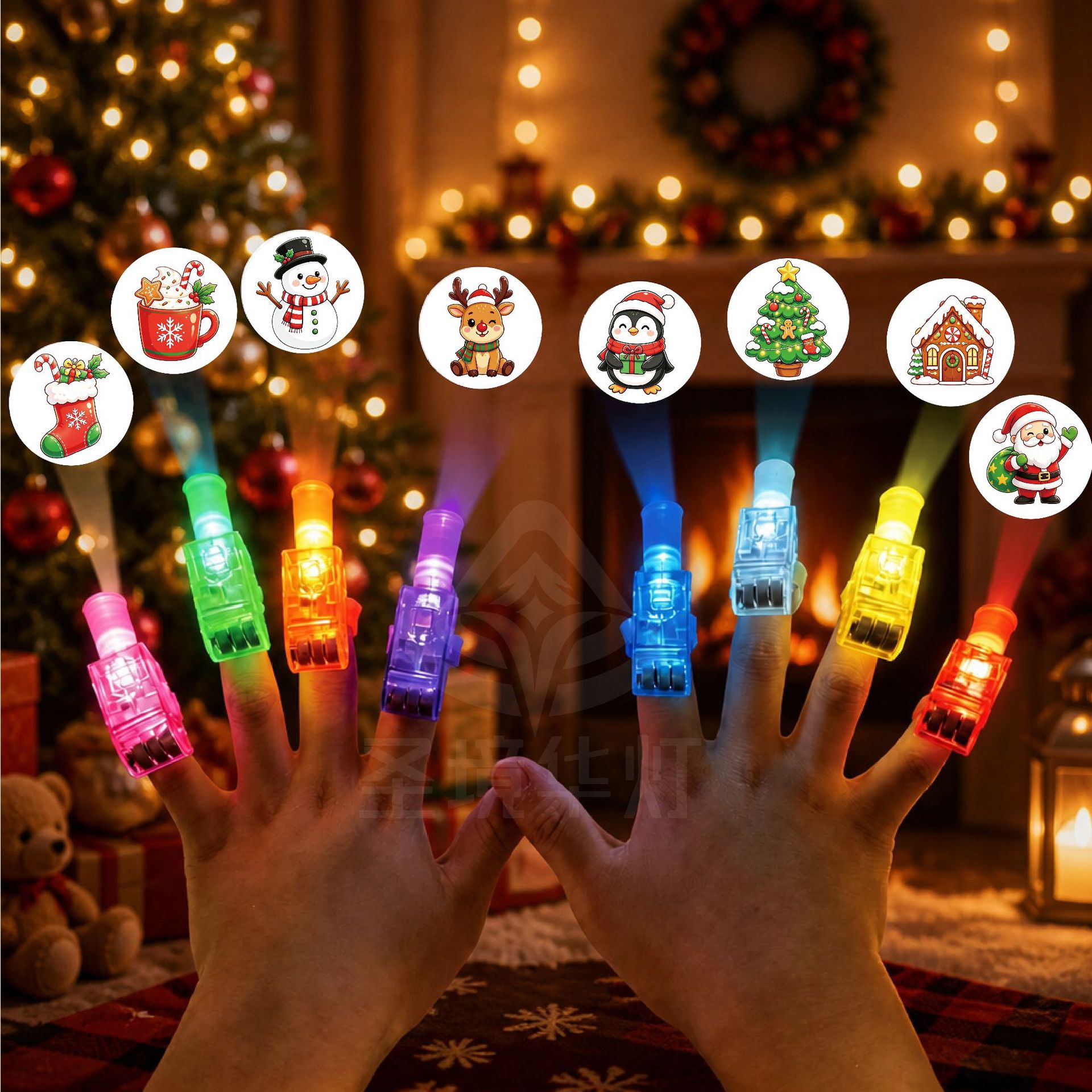 24 stuks Kerstprojectie Vinger - Decor Lighting Lamps recensie en prijs