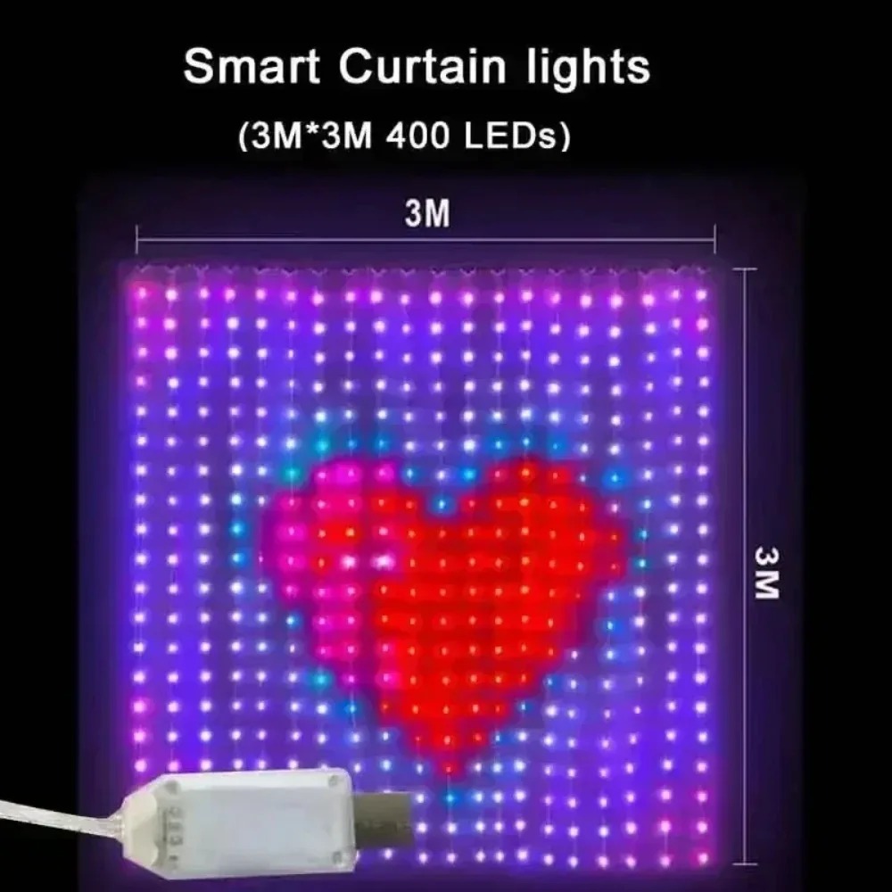 LED Pixel Gordijnverlichting B - Lighting Christmas Decor recensie en prijs