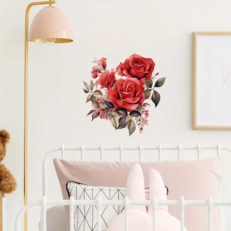 T2345 #   Mooie rode rozen sti - Lighting Mcqueen Bedroom Decor recensie en prijs