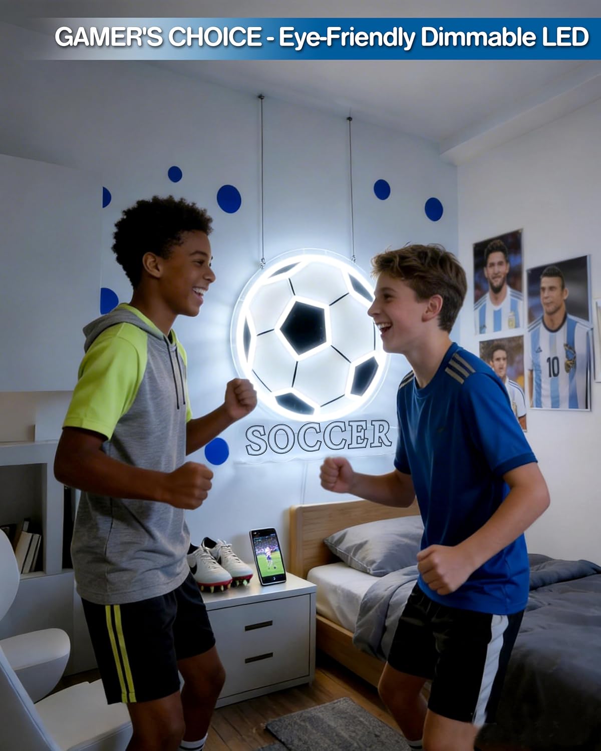 Voetbal Neonreclame LED Neonli - Lighting Christmas Decor recensie en prijs