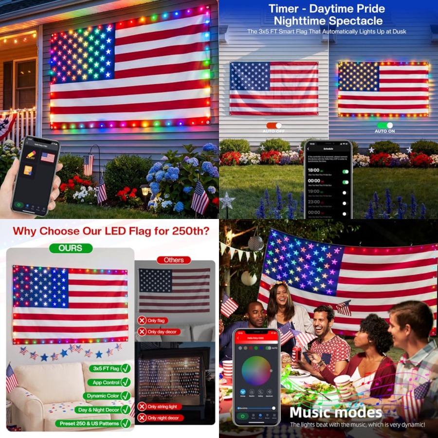 Slimme verlichte Amerikaanse v - Up Lighting Decor recensie en prijs