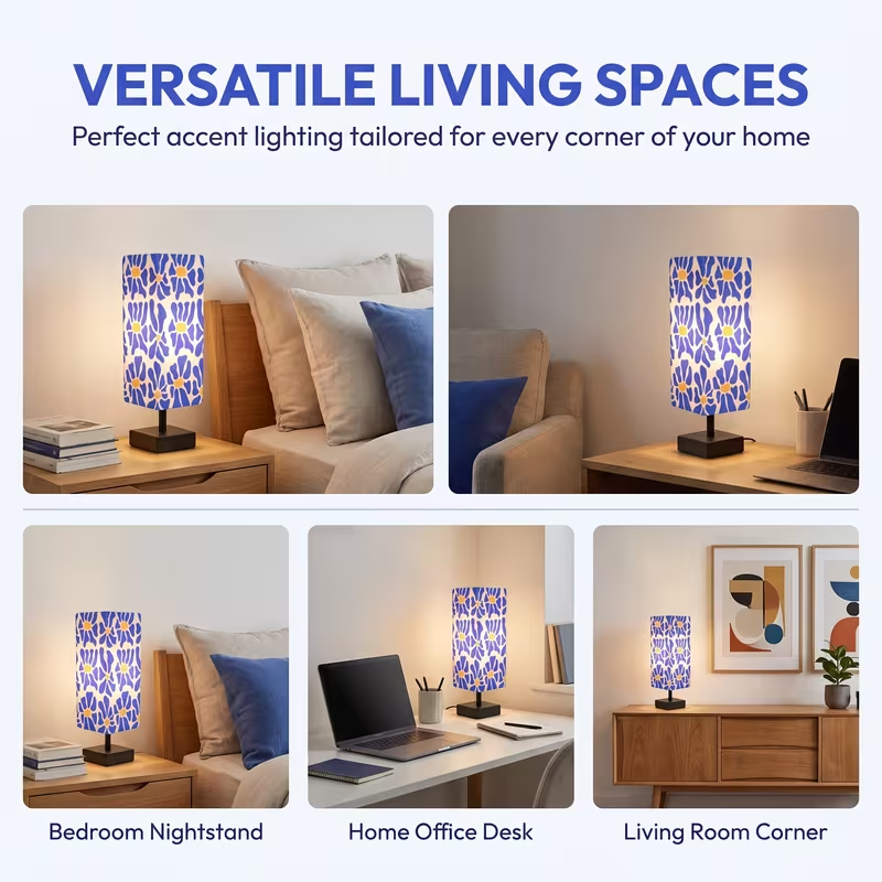 Moderne, kleurrijke tafellamp  - Up Lighting Decor recensie en prijs