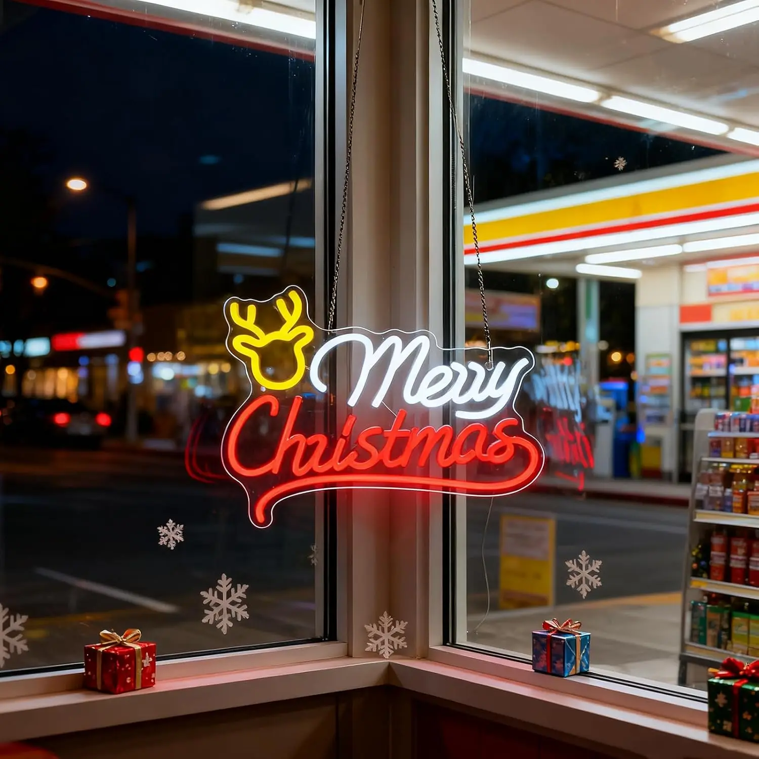 Vrolijk Kerstfeest Rendier Neo - Lighting Christmas Decor recensie en prijs
