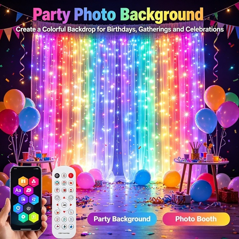 USB-aangedreven, app-gestuurde - Lighting Christmas Decor recensie en prijs