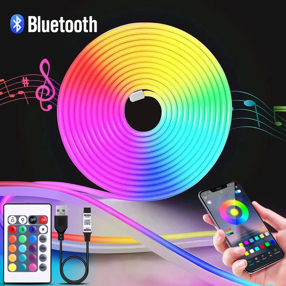 1-5m RGB LED Neon Strip Licht  - Lighting Decoration Ideas recensie en prijs